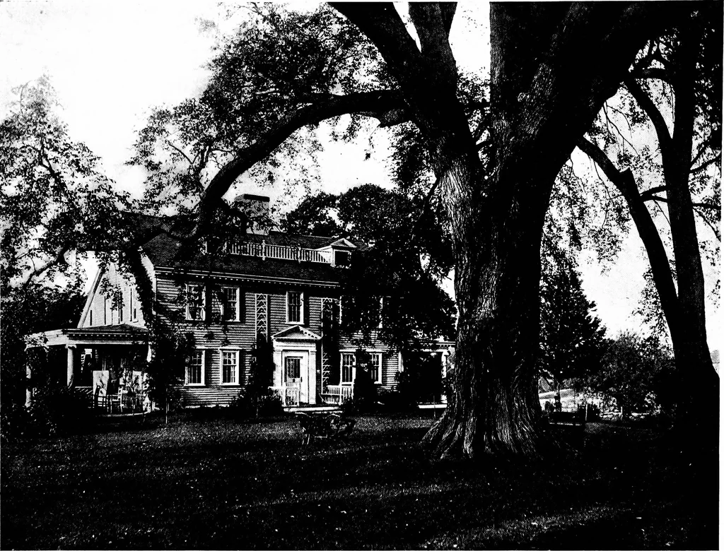 An illustration from New homes under old roofs, 1916, leaf 62