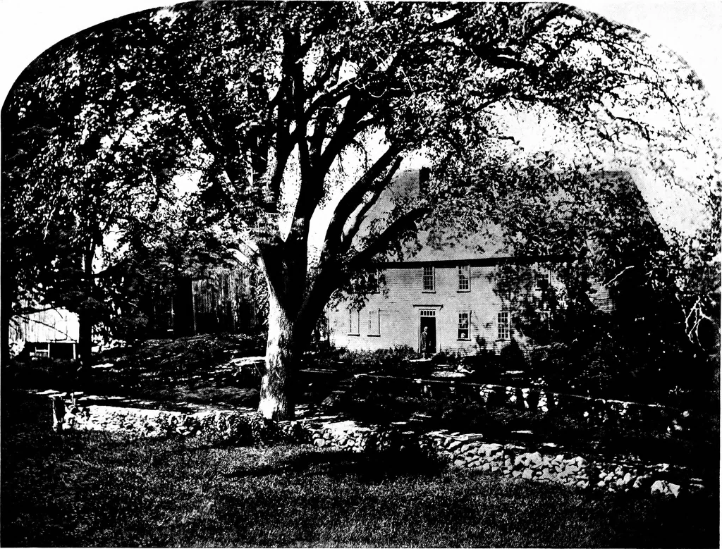 An illustration from New homes under old roofs, 1916, leaf 65