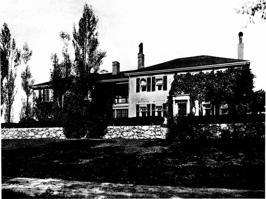 An illustration from New homes under old roofs, 1916, leaf 68
