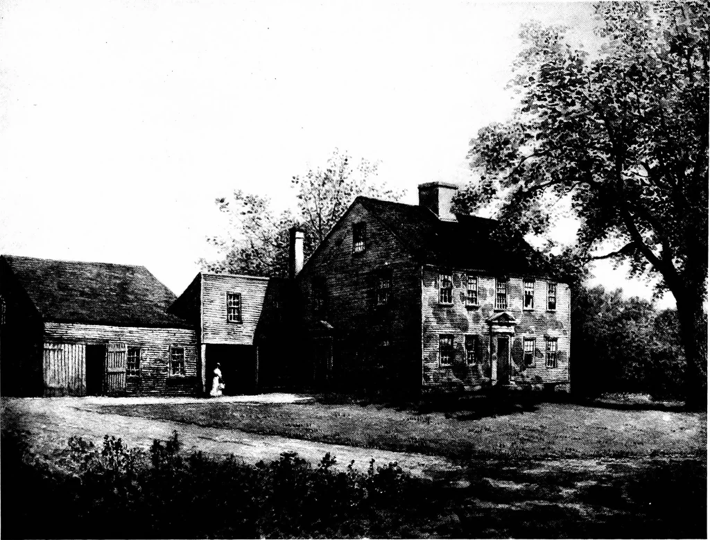 An illustration from New homes under old roofs, 1916, leaf 87