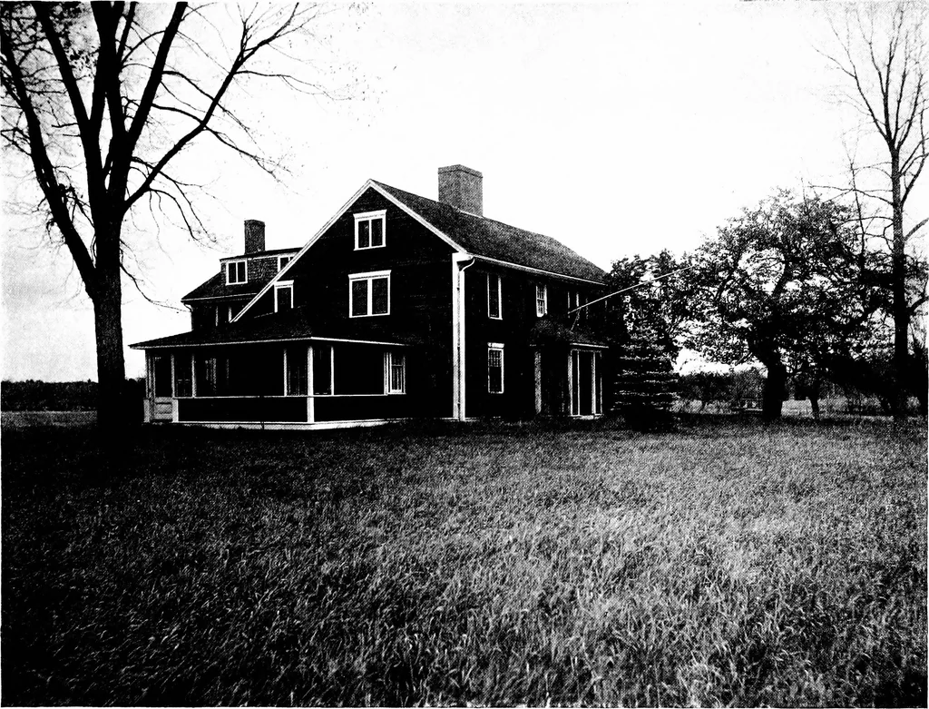 An illustration from New homes under old roofs, 1916, leaf 92