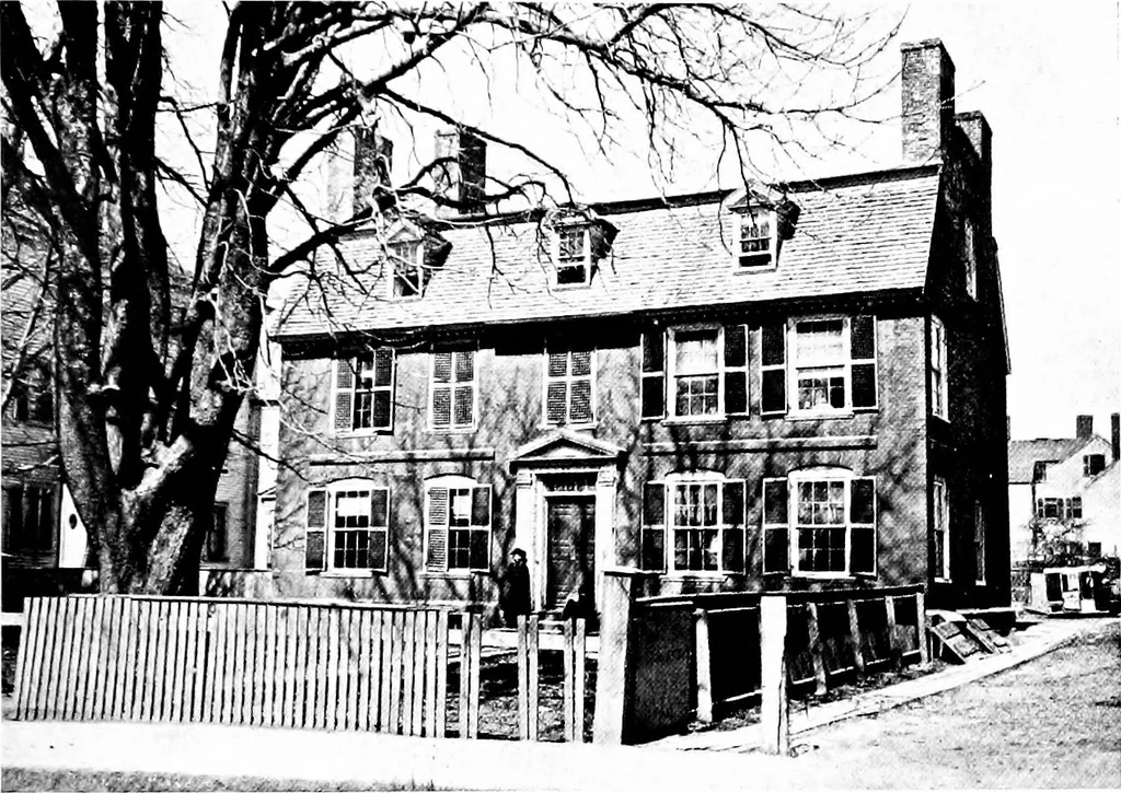 An illustration from The colonial architecture of Salem, 1919, leaf 110