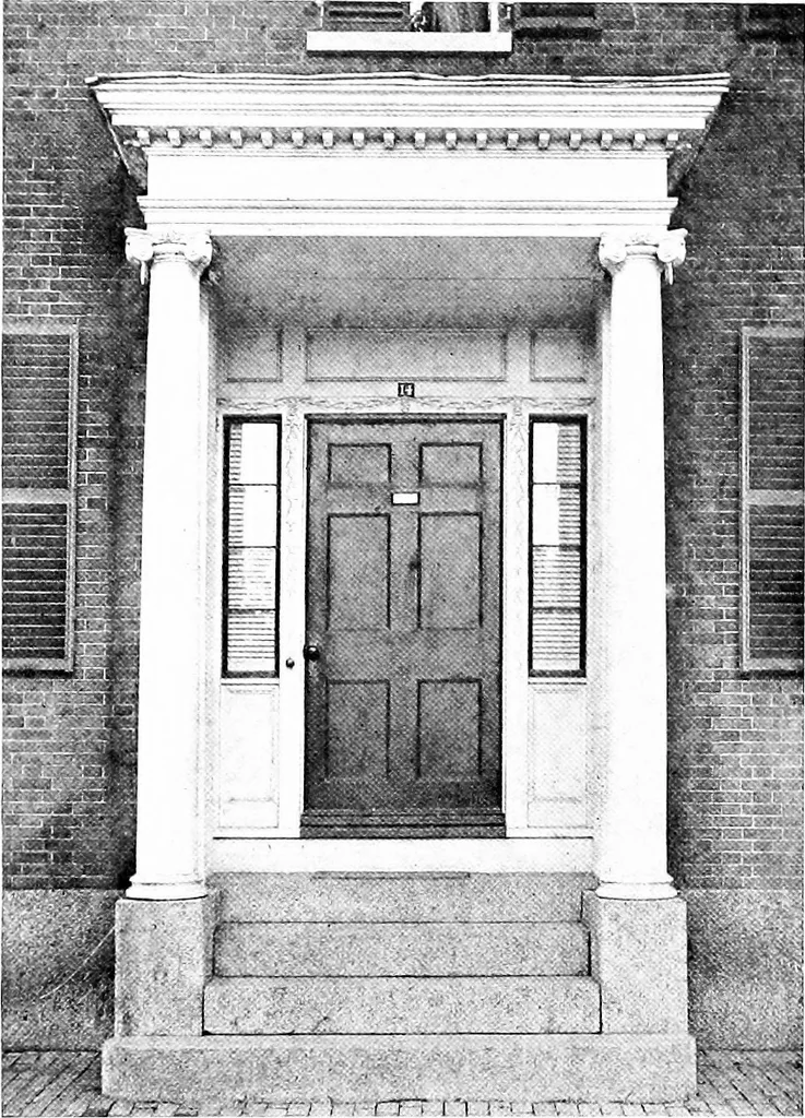 An illustration from The colonial architecture of Salem, 1919, leaf 195