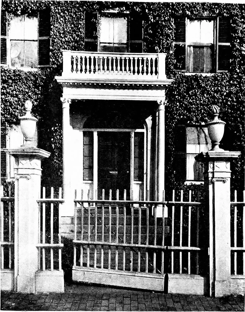 An illustration from The colonial architecture of Salem, 1919, leaf 206
