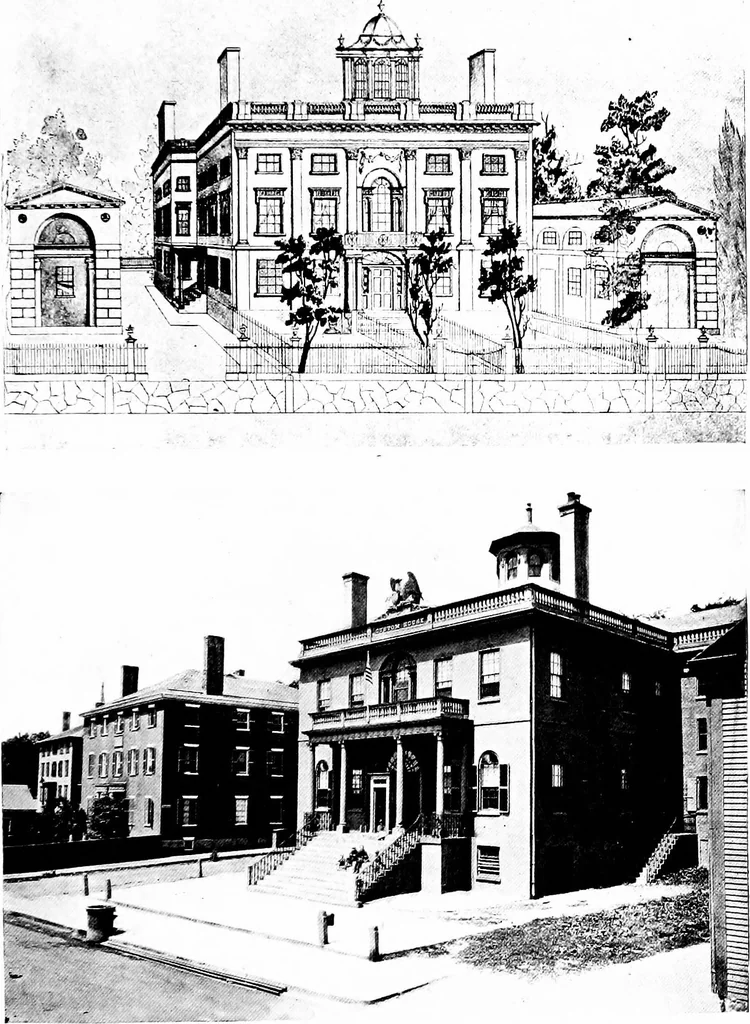 An illustration from The colonial architecture of Salem, 1919, leaf 380