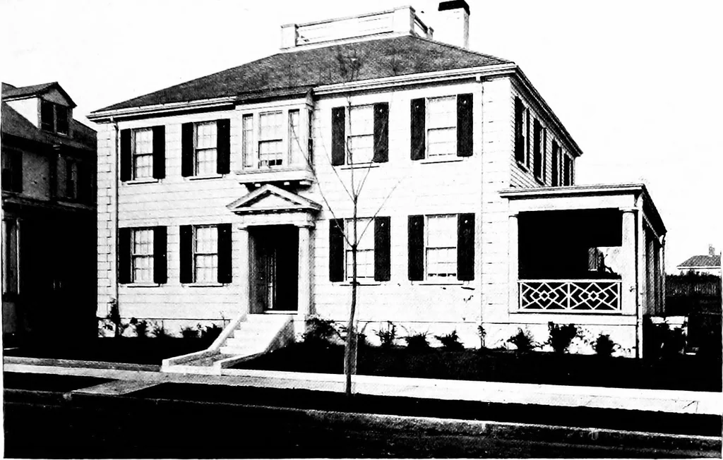 An illustration from The colonial architecture of Salem, 1919, leaf 406
