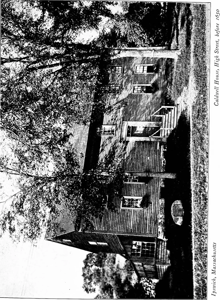 An illustration from Old New England houses, 1920, leaf 100
