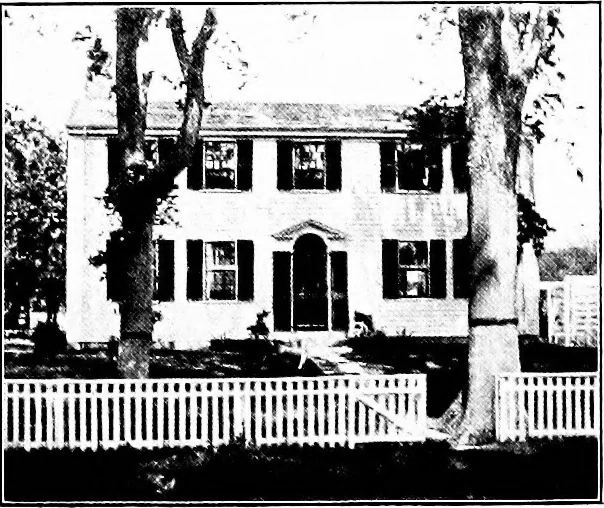 An illustration from Old New England houses, 1920, leaf 12