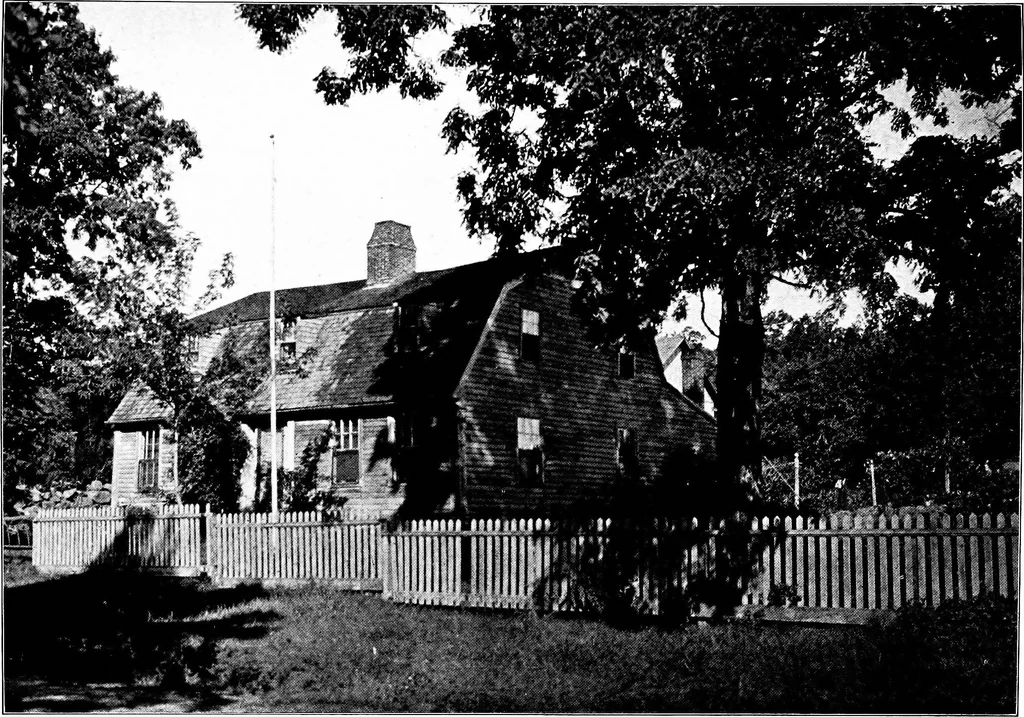 An illustration from Old New England houses, 1920, leaf 144