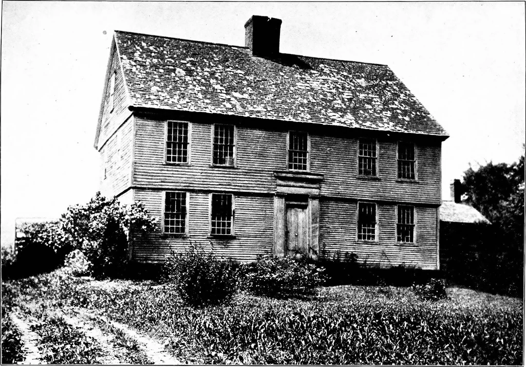 An illustration from Old New England houses, 1920, leaf 150
