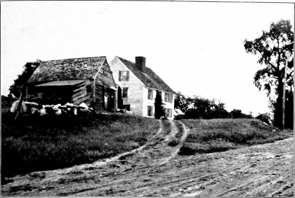 An illustration from Old New England houses, 1920, leaf 156