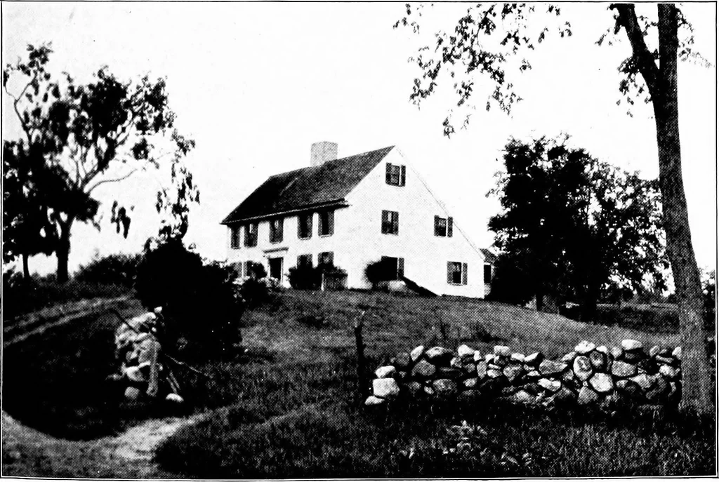 An illustration from Old New England houses, 1920, leaf 156