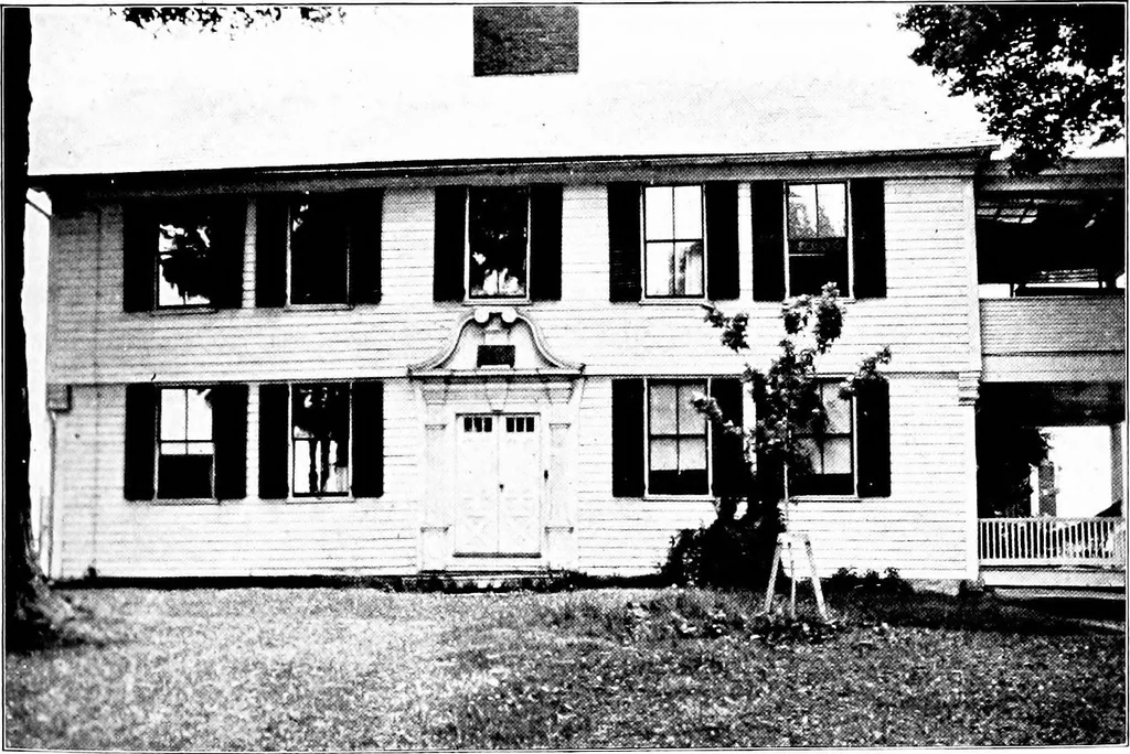 An illustration from Old New England houses, 1920, leaf 158