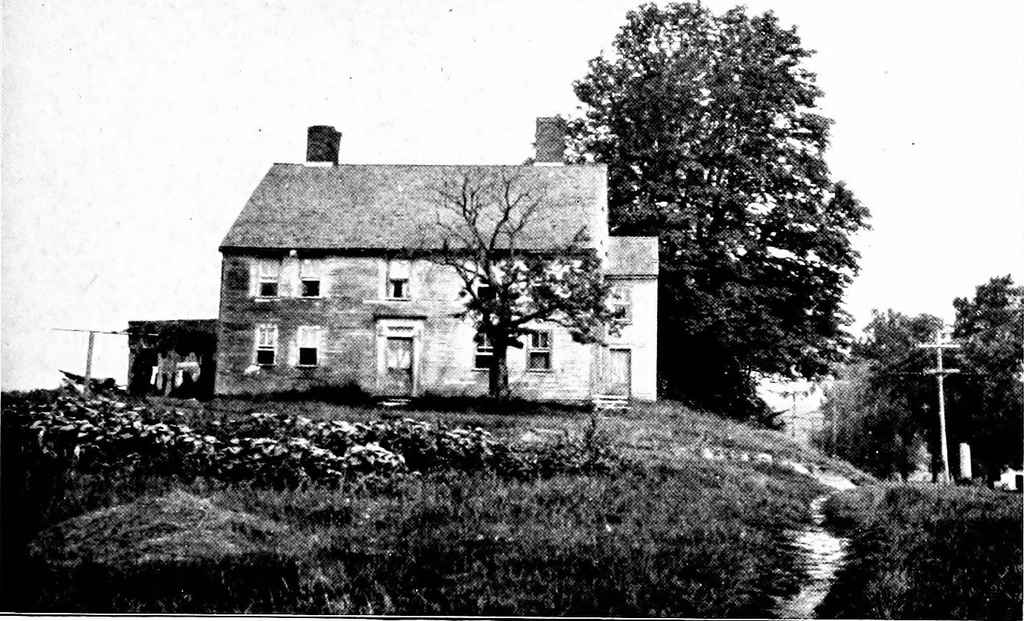 An illustration from Old New England houses, 1920, leaf 164