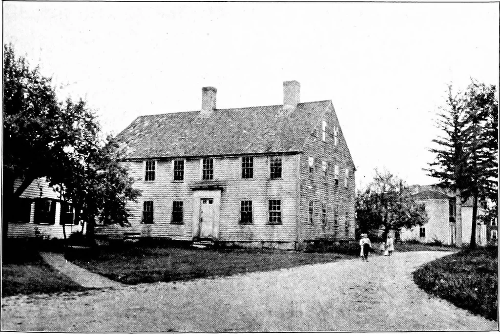 An illustration from Old New England houses, 1920, leaf 168