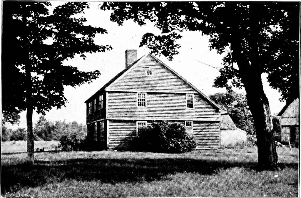 An illustration from Old New England houses, 1920, leaf 186