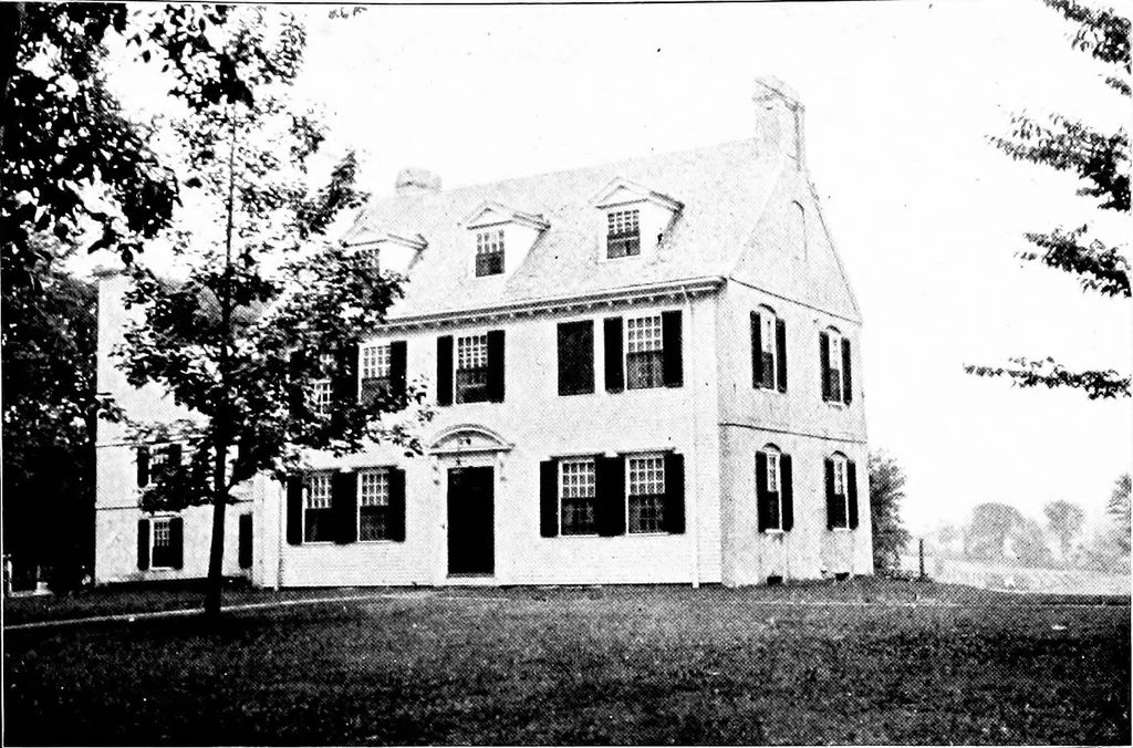 An illustration from Old New England houses, 1920, leaf 196