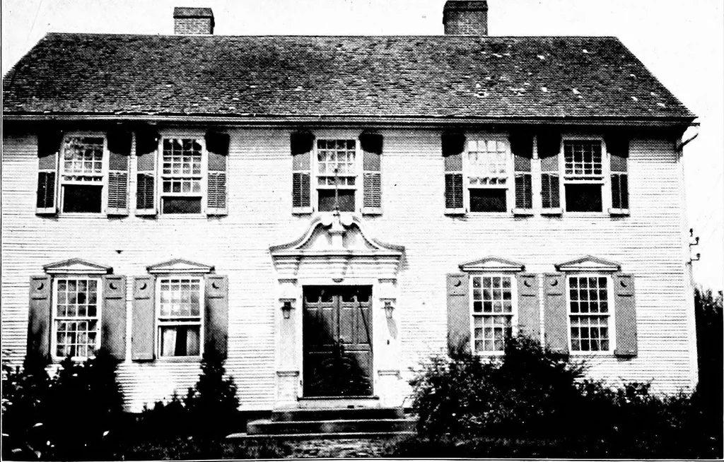 An illustration from Old New England houses, 1920, leaf 196