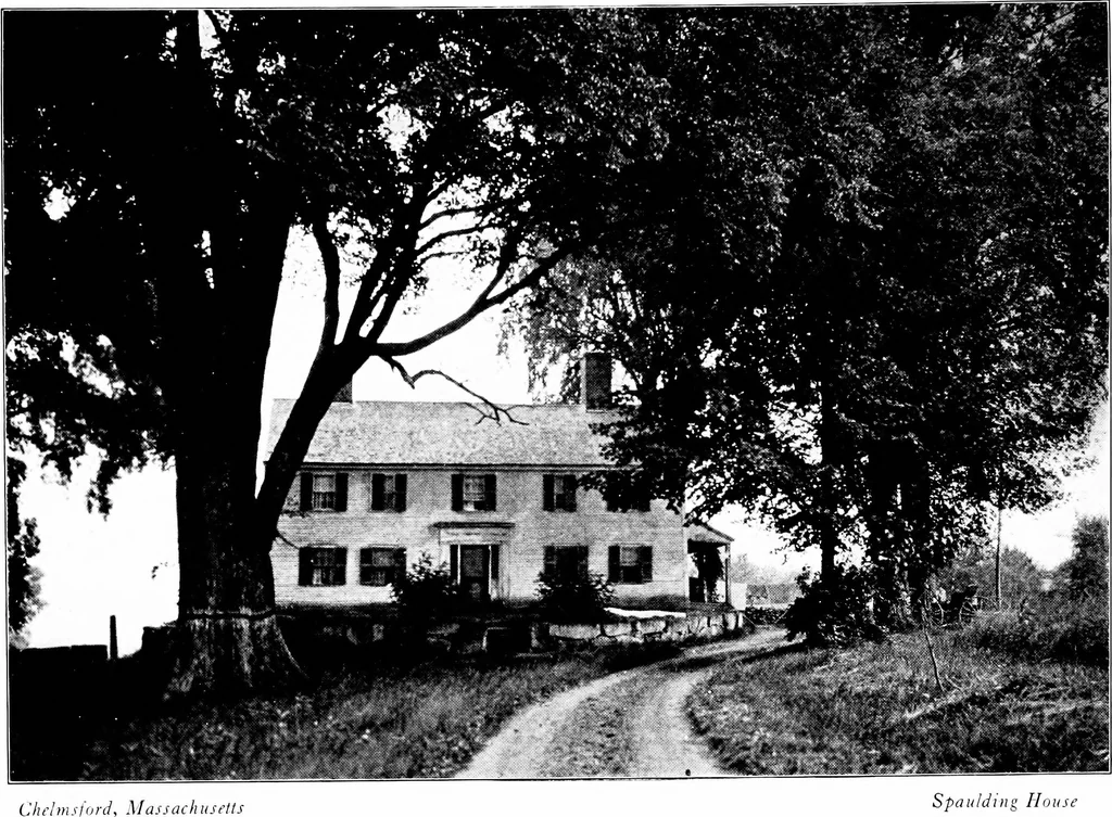An illustration from Old New England houses, 1920, leaf 72