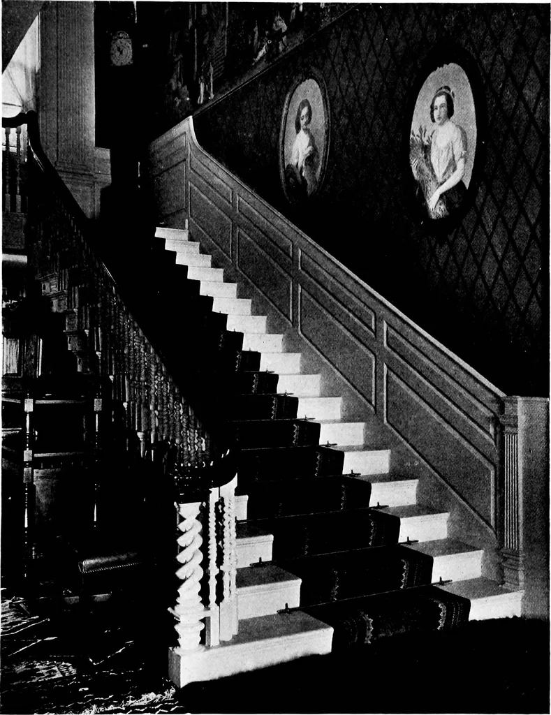 An illustration from Selected interiors of old houses in Salem and vicinity. Edited and published with the purpose of furthering a wider knowledge of the beautiful forms of domestic architecture developed during the time of the colonies and the early days of the Republic, 1916, leaf 14