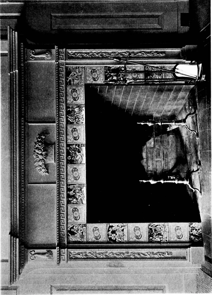 An illustration from Selected interiors of old houses in Salem and vicinity. Edited and published with the purpose of furthering a wider knowledge of the beautiful forms of domestic architecture developed during the time of the colonies and the early days of the Republic, 1916, leaf 20