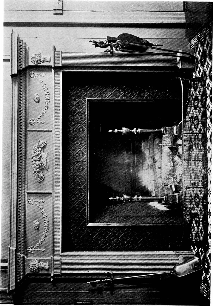 An illustration from Selected interiors of old houses in Salem and vicinity. Edited and published with the purpose of furthering a wider knowledge of the beautiful forms of domestic architecture developed during the time of the colonies and the early days of the Republic, 1916, leaf 22