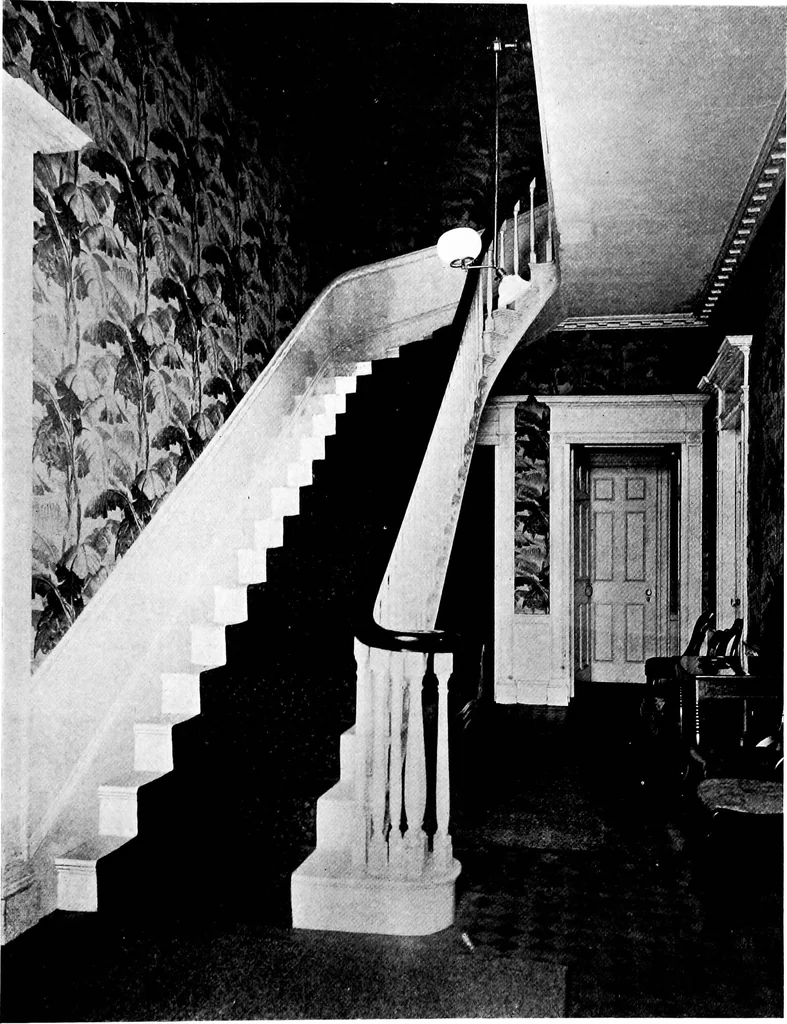 An illustration from Selected interiors of old houses in Salem and vicinity. Edited and published with the purpose of furthering a wider knowledge of the beautiful forms of domestic architecture developed during the time of the colonies and the early days of the Republic, 1916, leaf 52