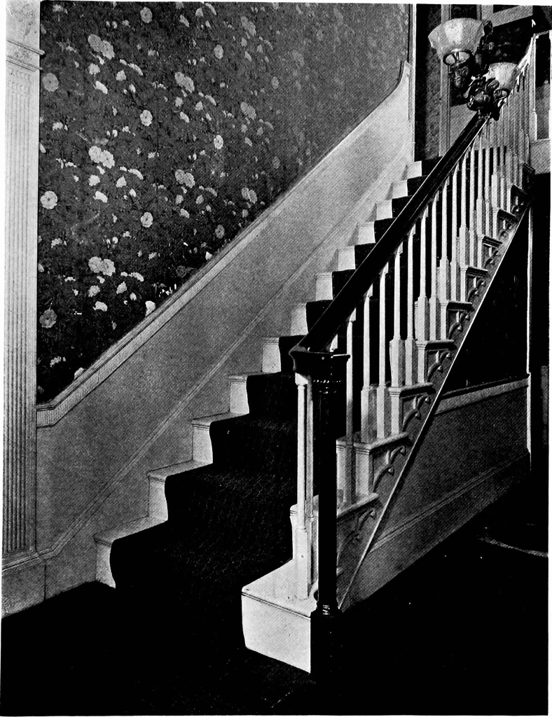 An illustration from Selected interiors of old houses in Salem and vicinity. Edited and published with the purpose of furthering a wider knowledge of the beautiful forms of domestic architecture developed during the time of the colonies and the early days of the Republic, 1916, leaf 54