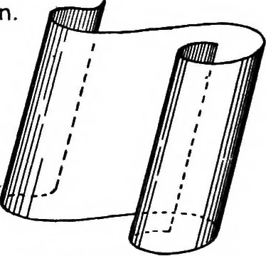 An illustration from Descriptive geometry, 1921, leaf 177
