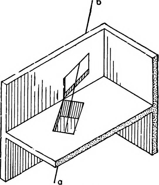 An illustration from Descriptive geometry, 1921, leaf 229