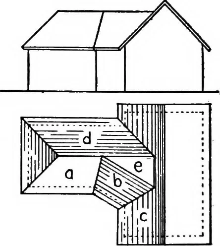 An illustration from Descriptive geometry, 1921, leaf 233