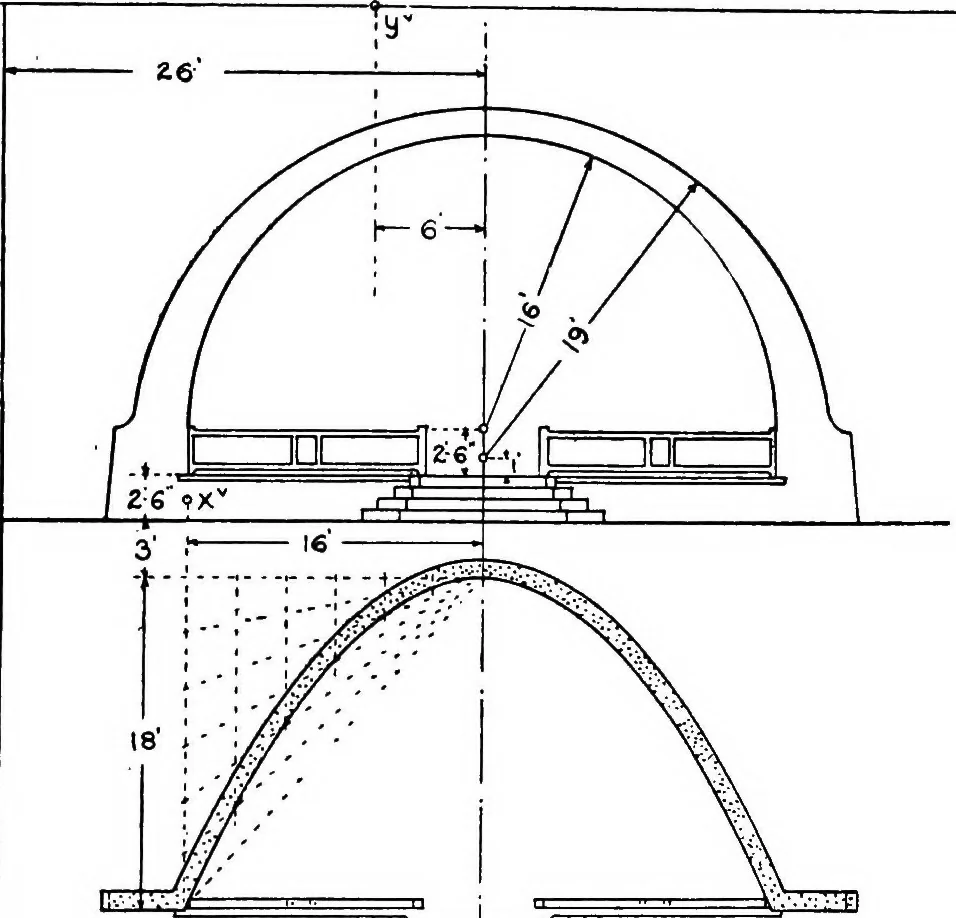 An illustration from Descriptive geometry, 1921, leaf 326