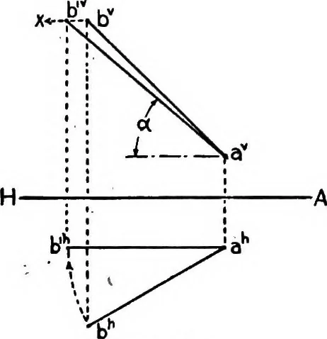 An illustration from Descriptive geometry, 1921, leaf 47