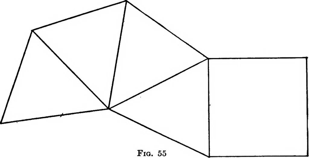 An illustration from Descriptive geometry, 1921, leaf 76