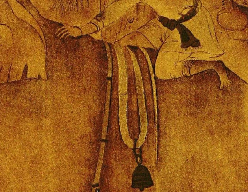 An illustration from Indian sculpture and painting, illustrated by typical masterpieces, with an explanation of their motives and ideals, 1908, leaf 355