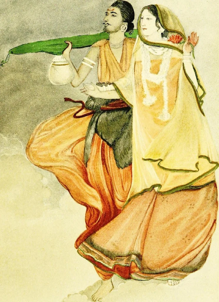 An illustration from Indian sculpture and painting, illustrated by typical masterpieces, with an explanation of their motives and ideals, 1908, leaf 471