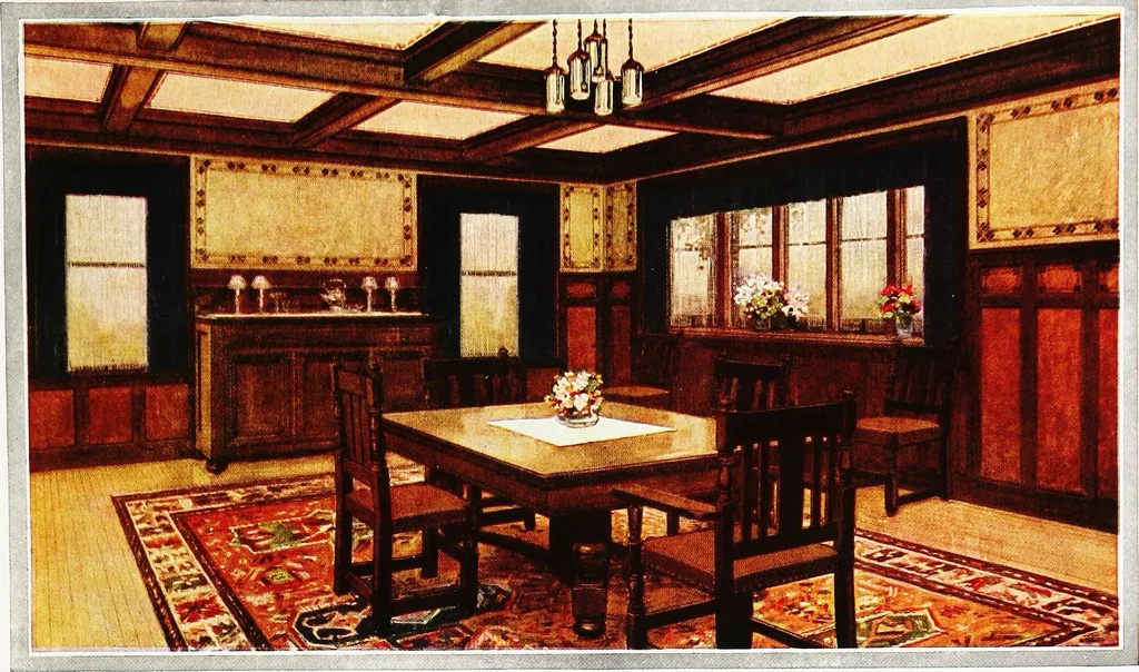 An illustration from Book of home building and decoration, prepared in cooperation with and under the direction of the leading manufacturers of the country, 1912, leaf 127