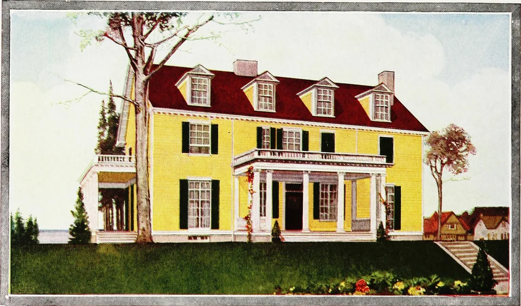 An illustration from Book of home building and decoration, prepared in cooperation with and under the direction of the leading manufacturers of the country, 1912, leaf 130