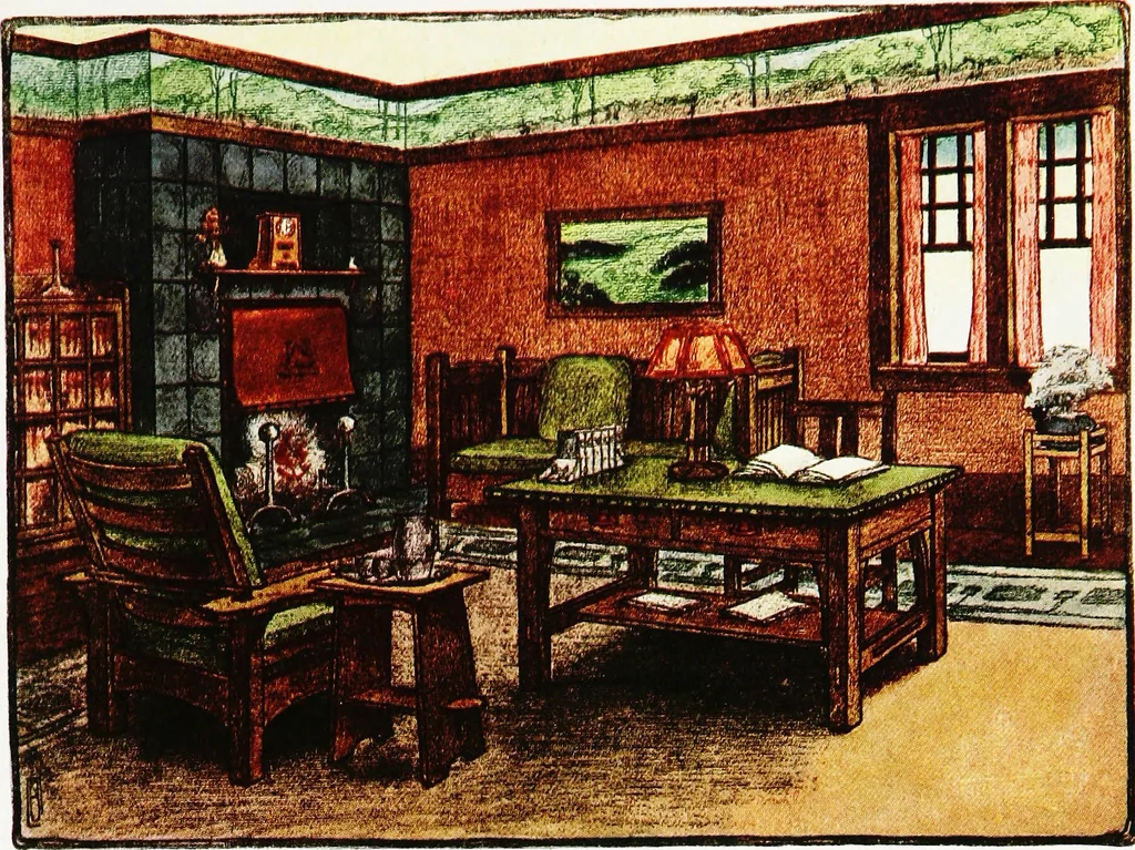 An illustration from Book of home building and decoration, prepared in cooperation with and under the direction of the leading manufacturers of the country, 1912, leaf 131