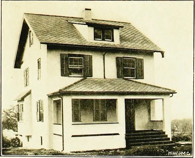 An illustration from Book of home building and decoration, prepared in cooperation with and under the direction of the leading manufacturers of the country, 1912, leaf 37