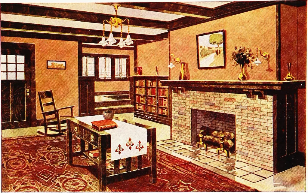 An illustration from Book of home building and decoration, prepared in cooperation with and under the direction of the leading manufacturers of the country, 1912, leaf 51