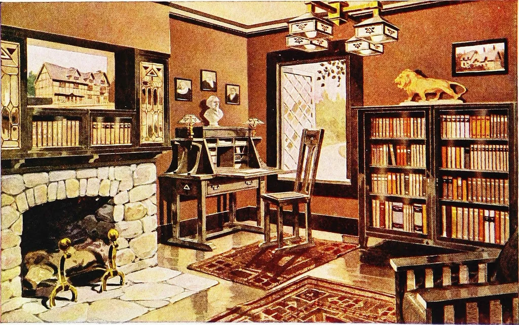 An illustration from Book of home building and decoration, prepared in cooperation with and under the direction of the leading manufacturers of the country, 1912, leaf 51