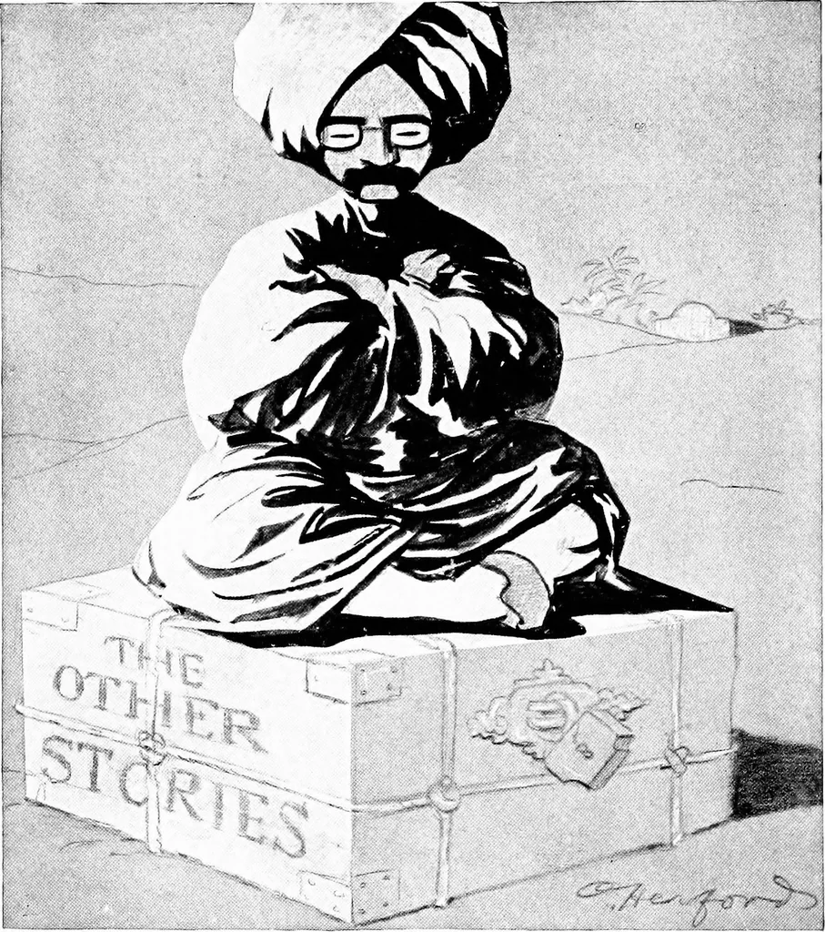 An illustration from Confessions of a caricaturist, 1917, leaf 28