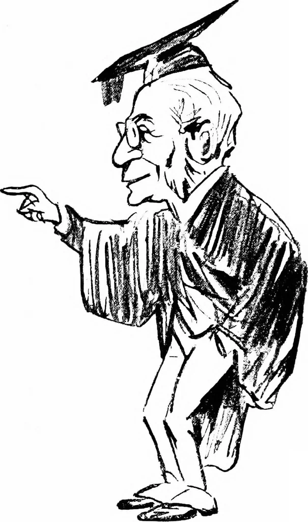 An illustration from Confessions of a caricaturist, 1917, leaf 34