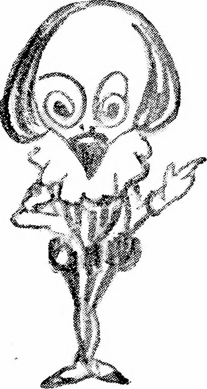 An illustration from Confessions of a caricaturist, 1917, leaf 50