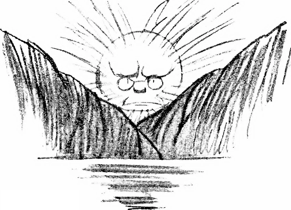 An illustration from Confessions of a caricaturist, 1917, leaf 58