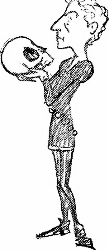 An illustration from Confessions of a caricaturist, 1917, leaf 60