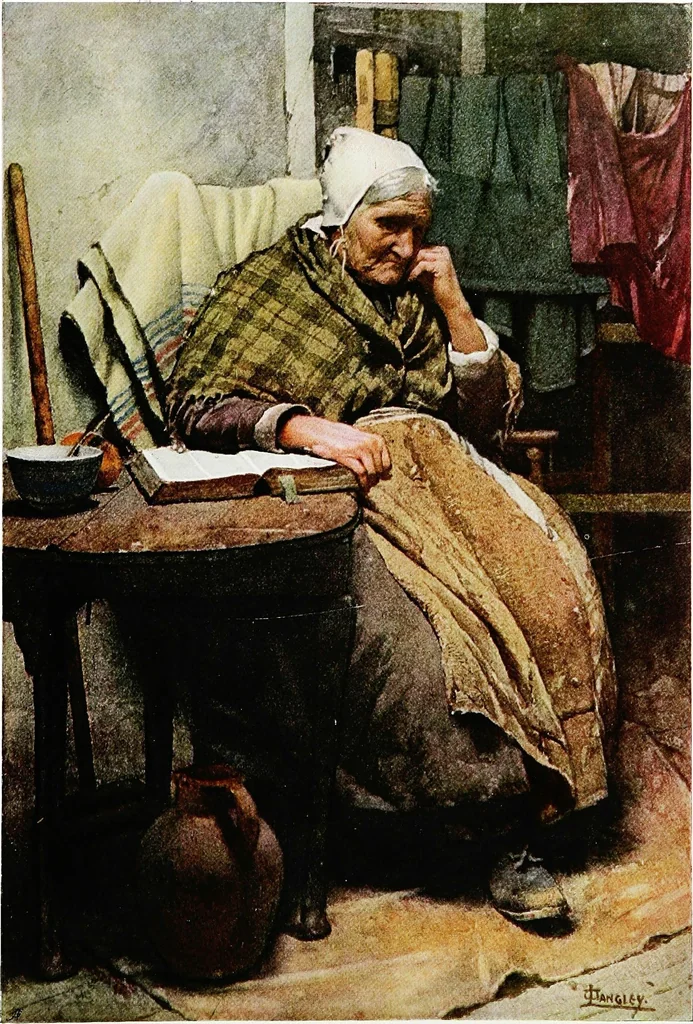 An illustration from The Royal institute of painters in water colours, 1906, leaf 100