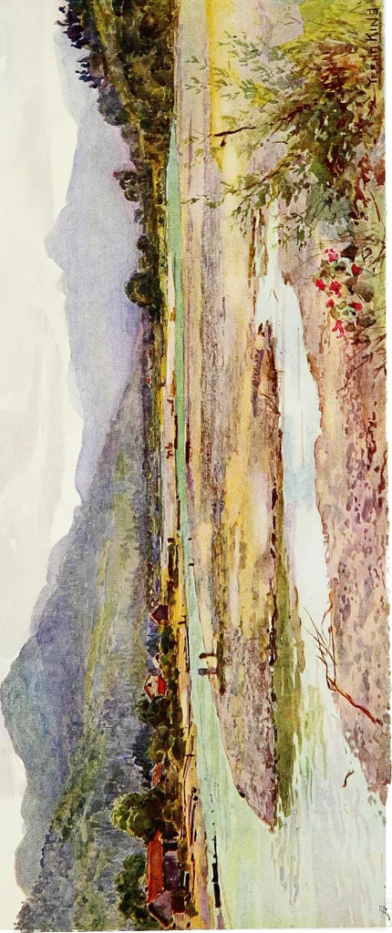 An illustration from The Royal institute of painters in water colours, 1906, leaf 110