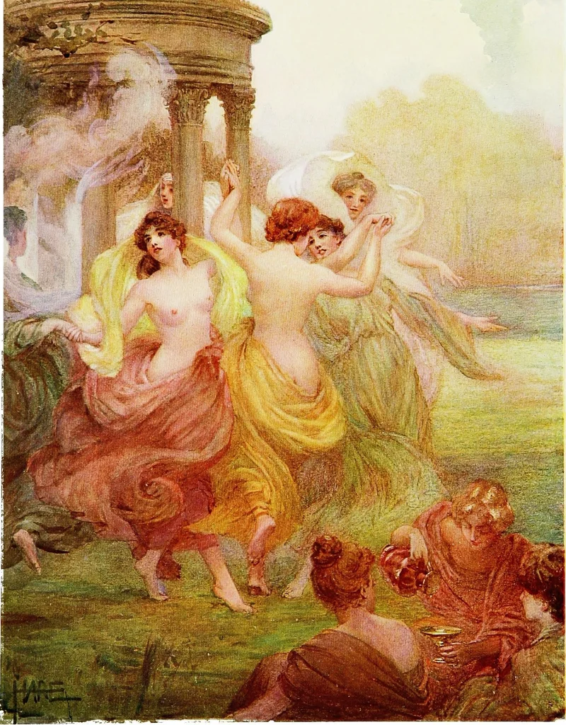An illustration from The Royal institute of painters in water colours, 1906, leaf 122